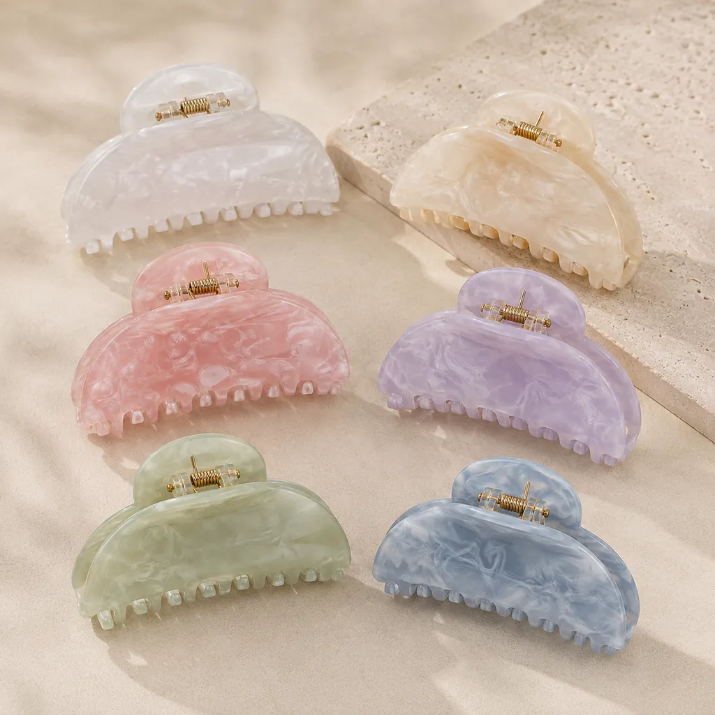 Cellulose Acetate vs Plastic Claw Clips: Which Material Should Your Brand Choose?