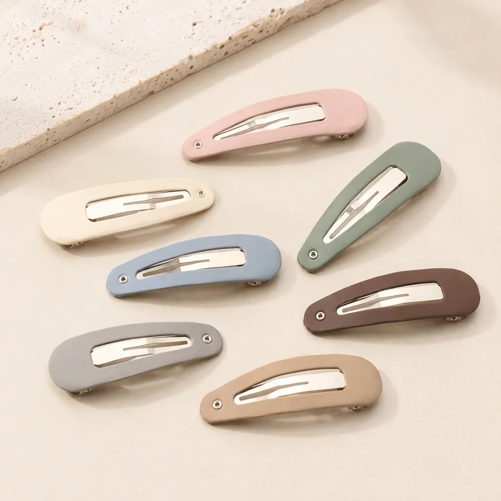 Matte Snap Hair Clips